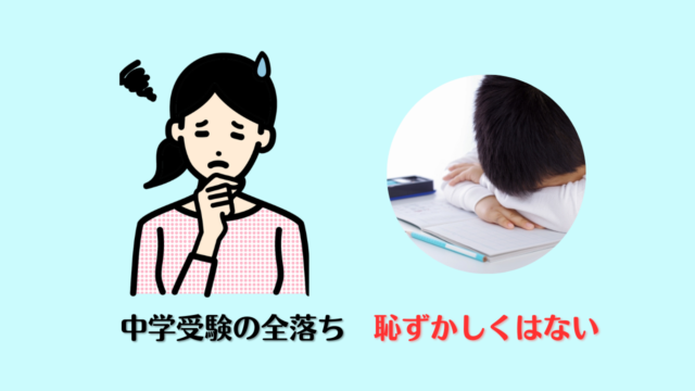 中学受験の全落ちに関するアイキャッチ